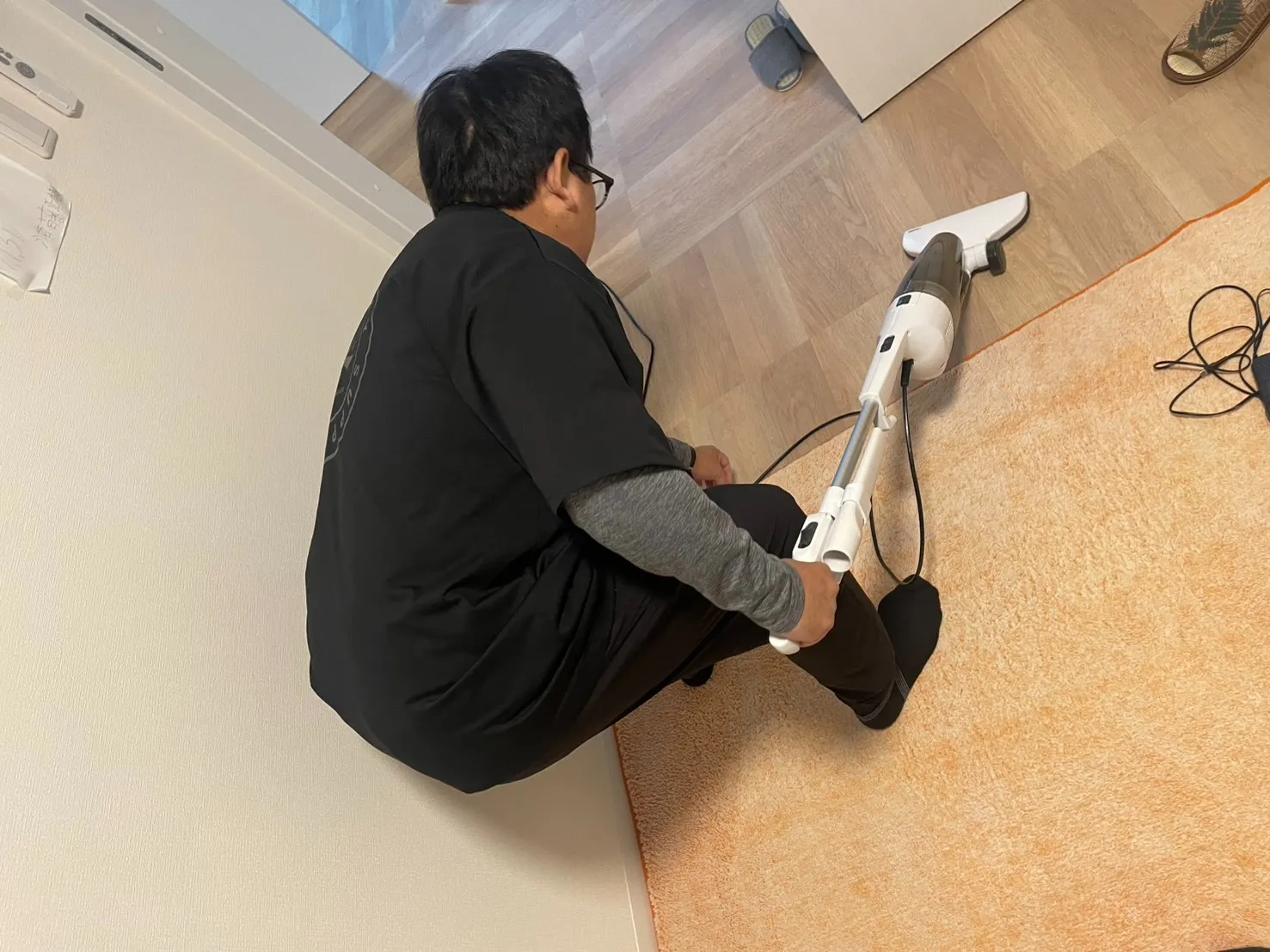 【朝からお掃除でスッキリスタート♪】