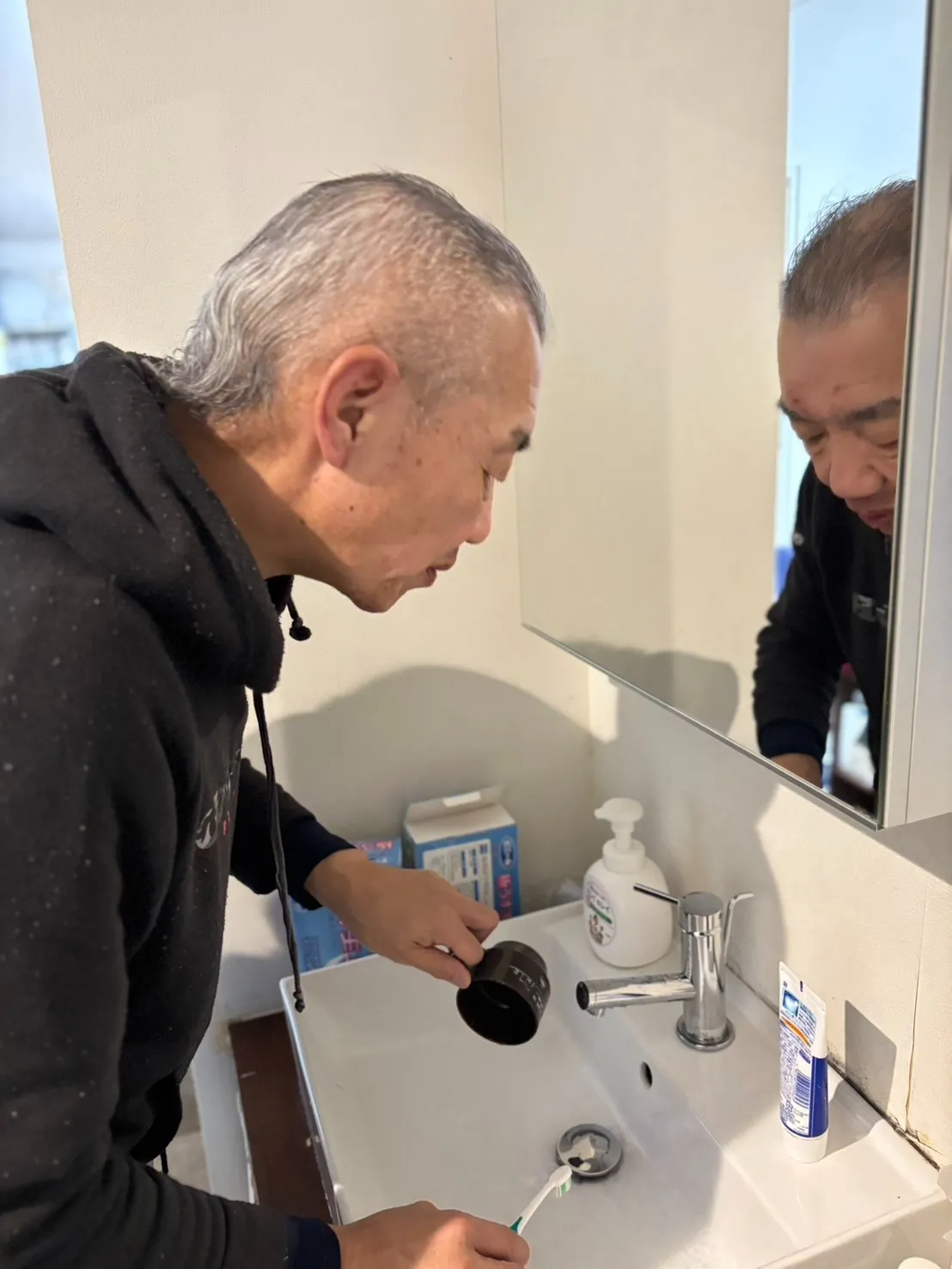 【丁寧な歯磨きでピカピカ笑顔♪】