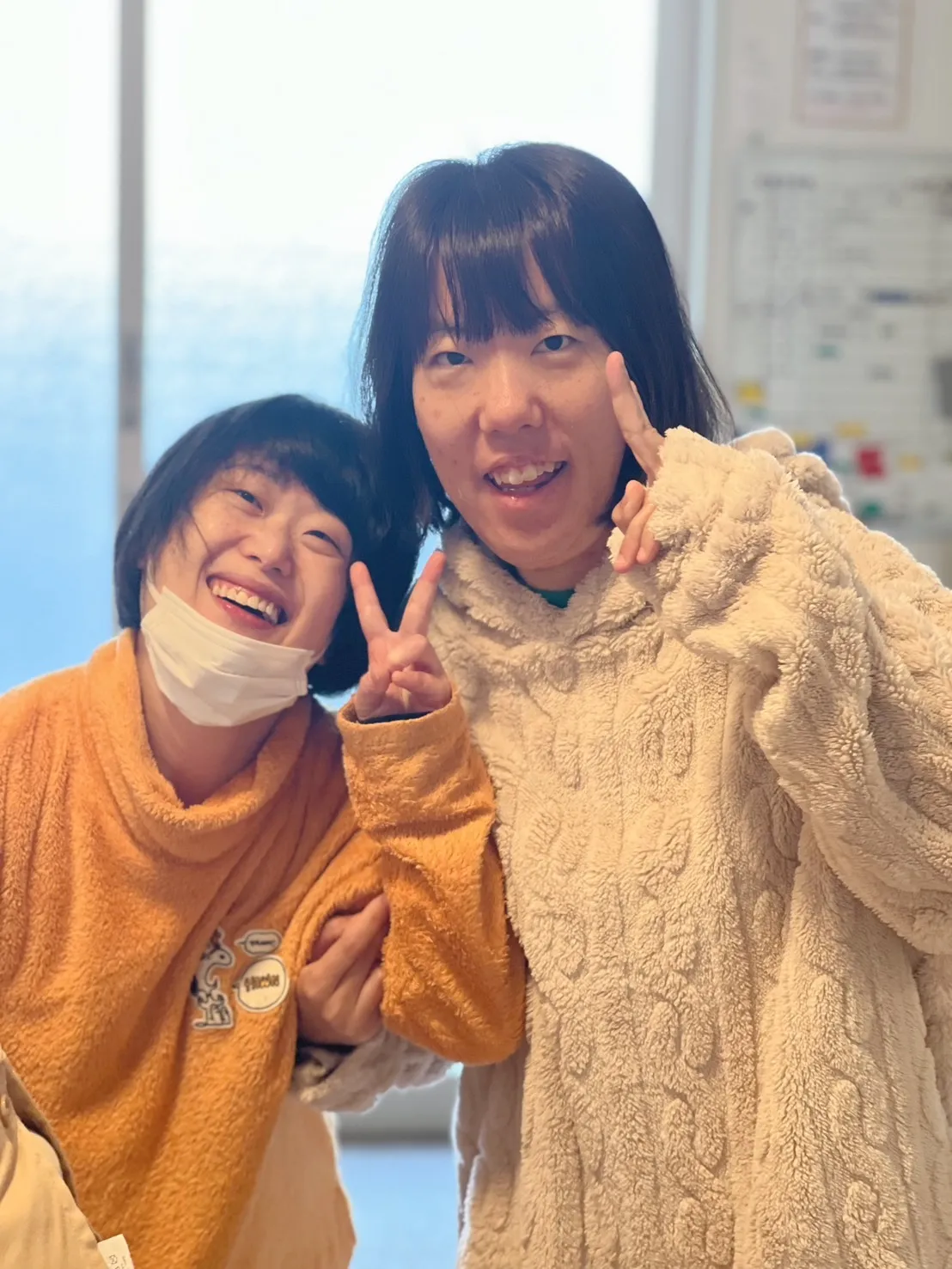 【仲良しショットでスタート♪】