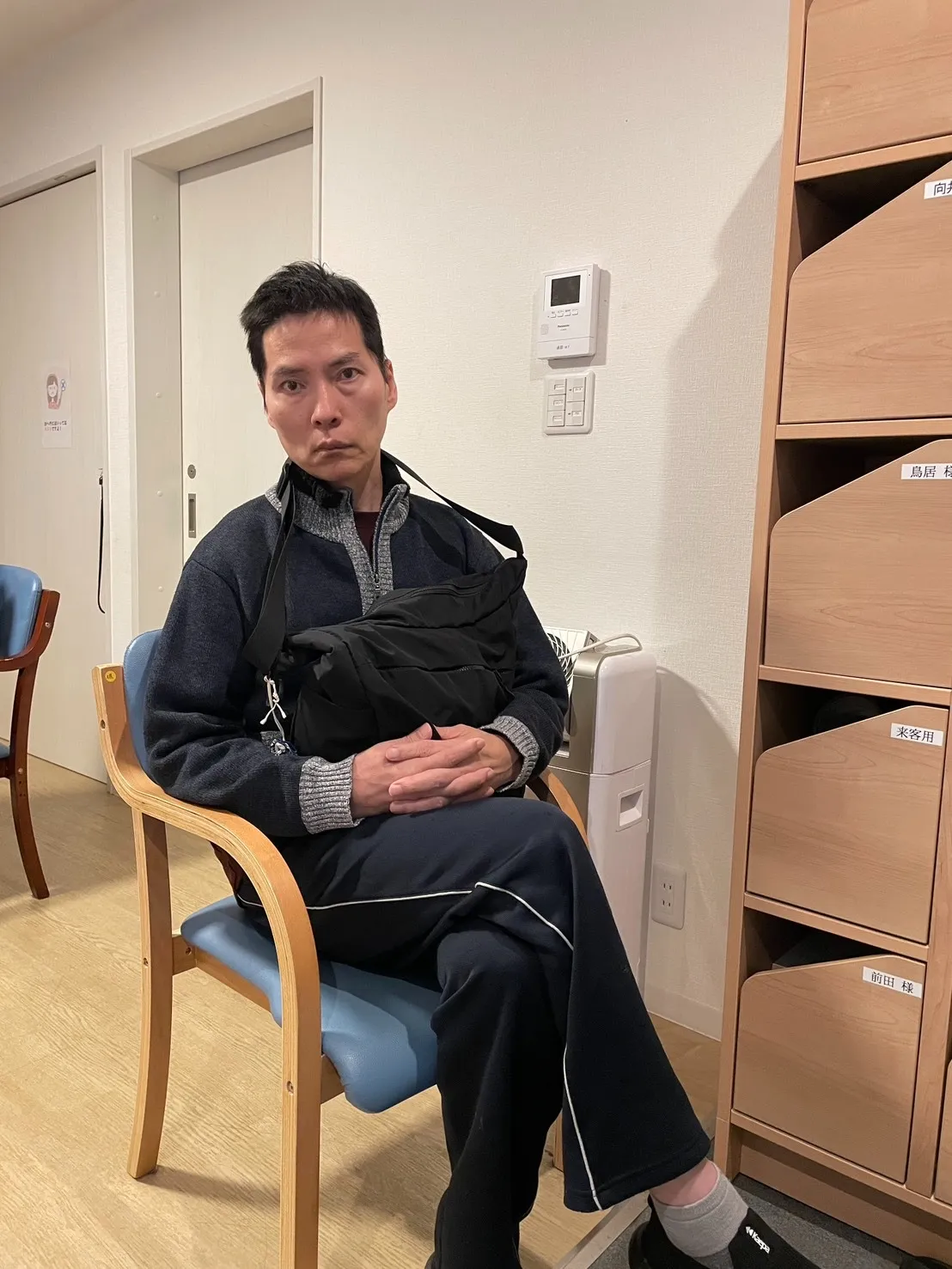 【寒い朝の、出発前の時間】