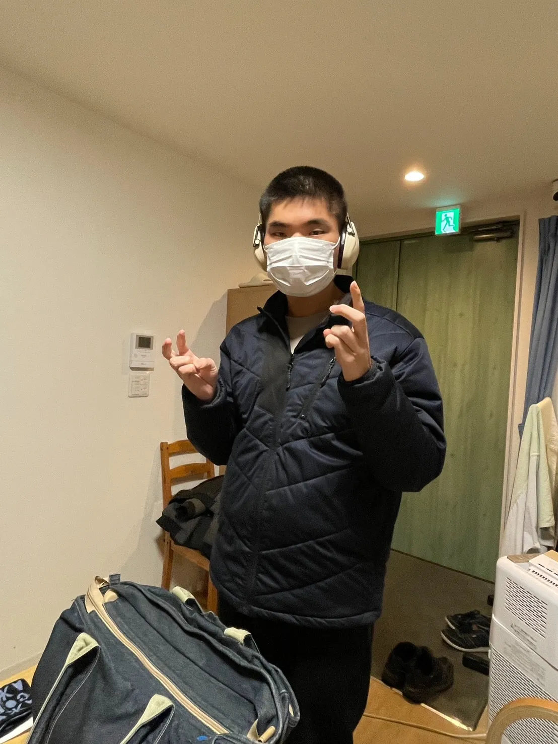 【朝の準備もすっかり日常に】