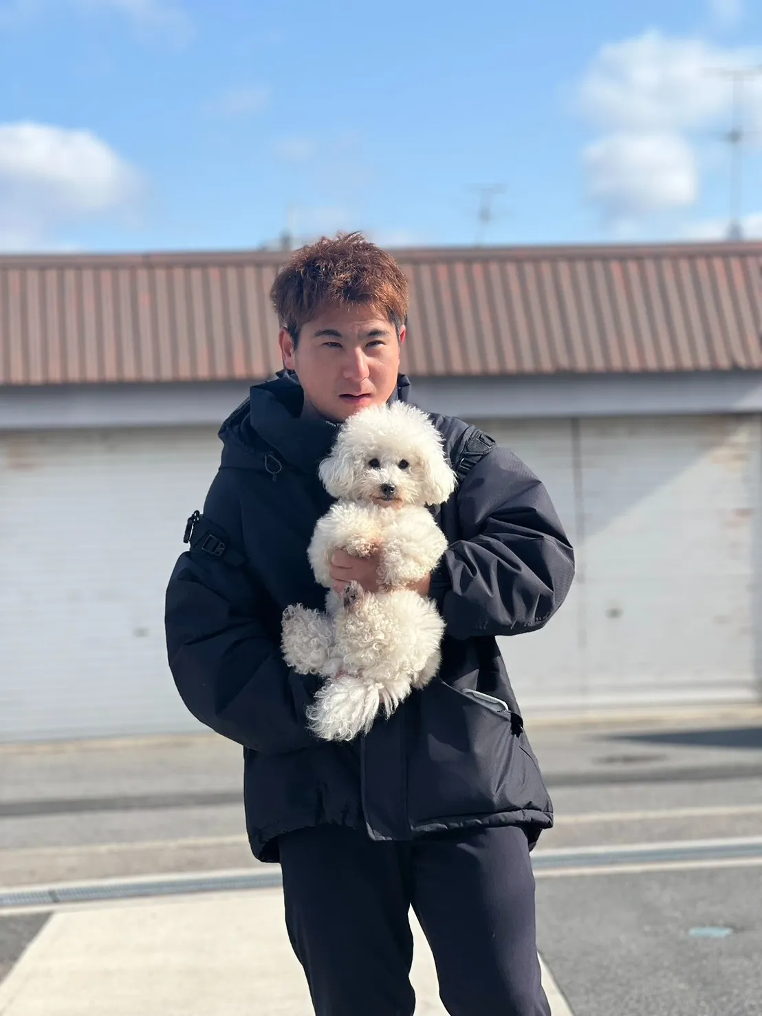 【かわいいお客さんが遊びに来てくれました】