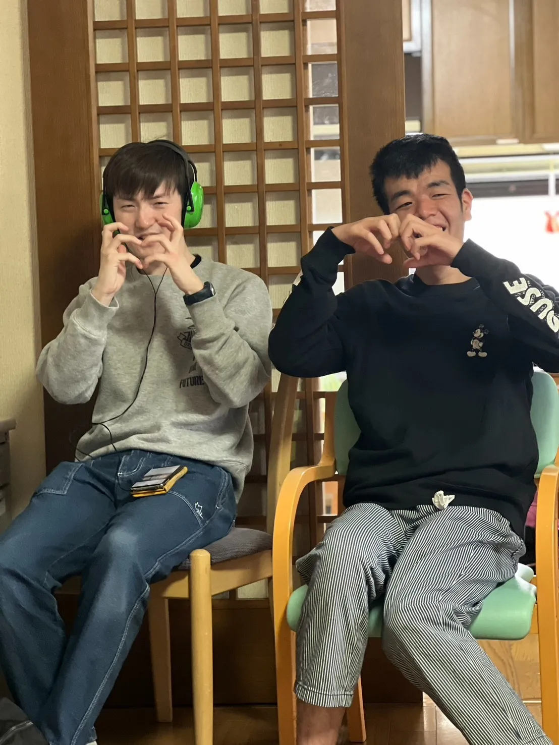 【仲良くお迎え待ち♪笑顔あふれる朝のひととき(^^)/】