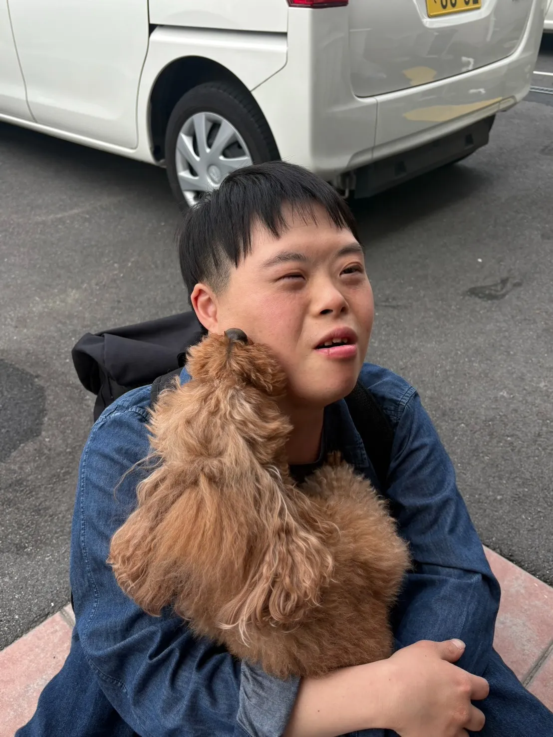 【マロン君とほっこり再会♪笑顔あふれる玄関先のひととき(^^)/】