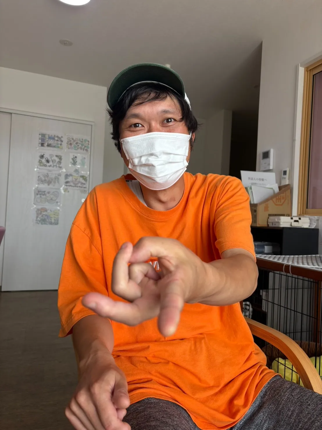 【出発前のひとコマ】