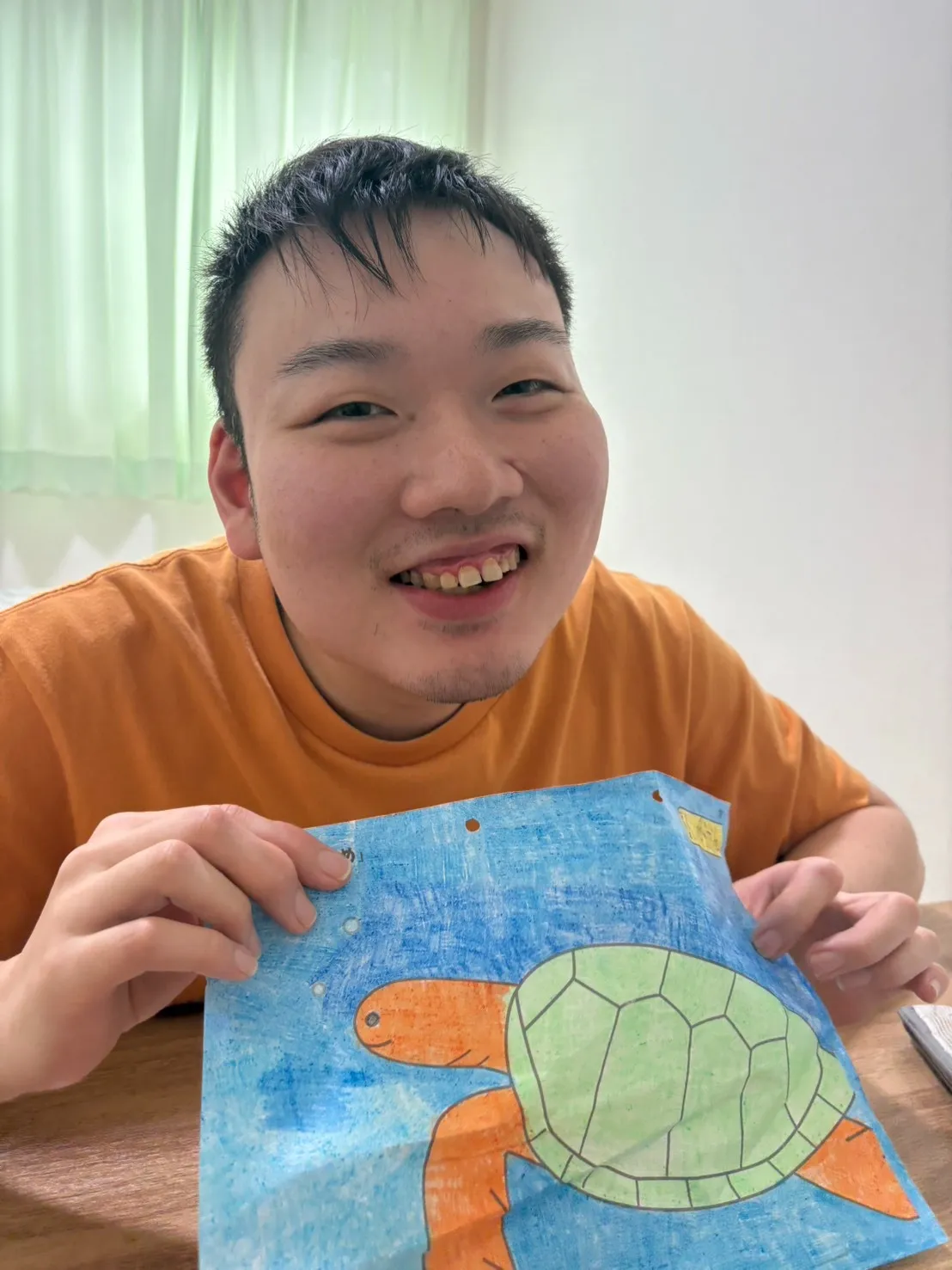【敵な亀の絵を見せてくださいました♪】