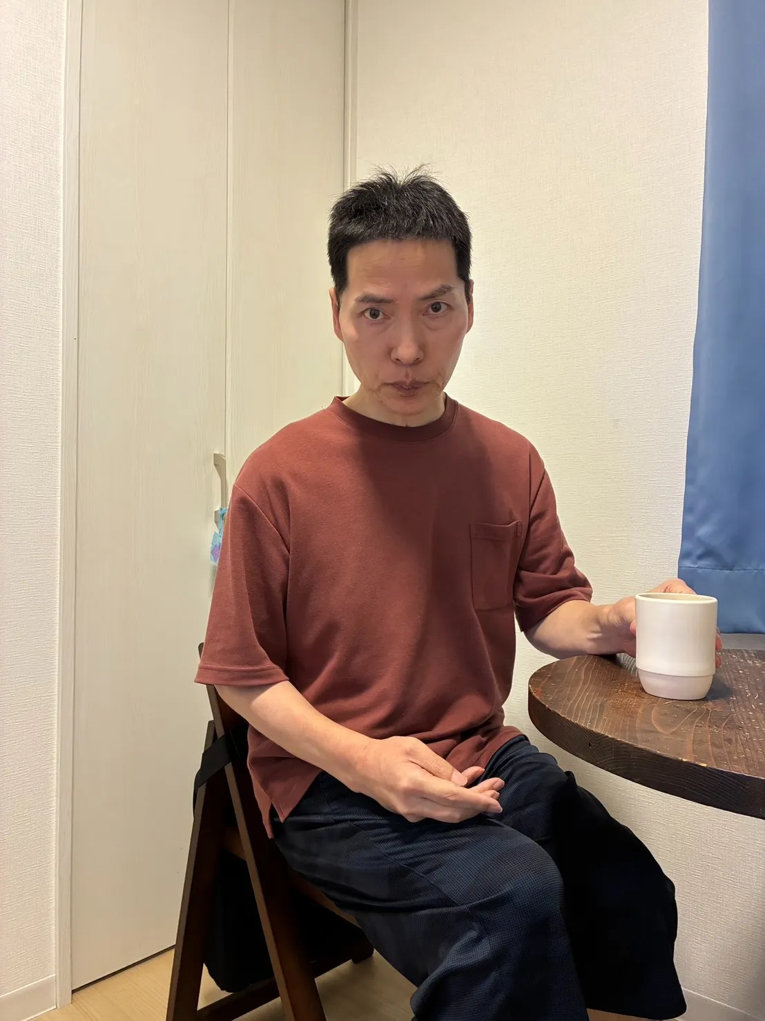 【作業所から帰ってきて、ほっと一息☕】